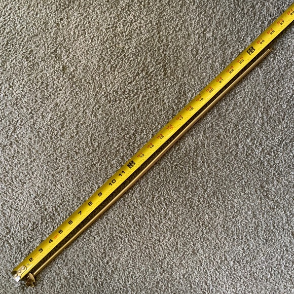 Double Heart Stretch Metal Gold Toned Belt - Picture 3 of 3